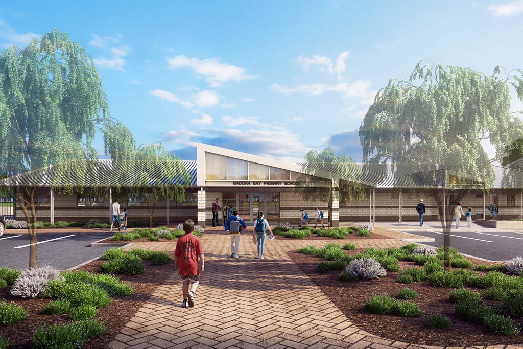 Render of the planned Madora Bay Primary School