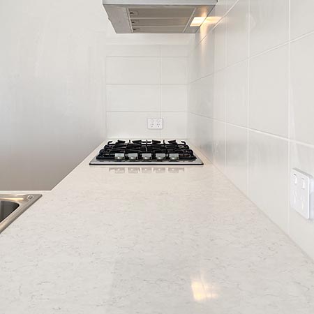Fino Venato stone in a kitchen for first home buyers