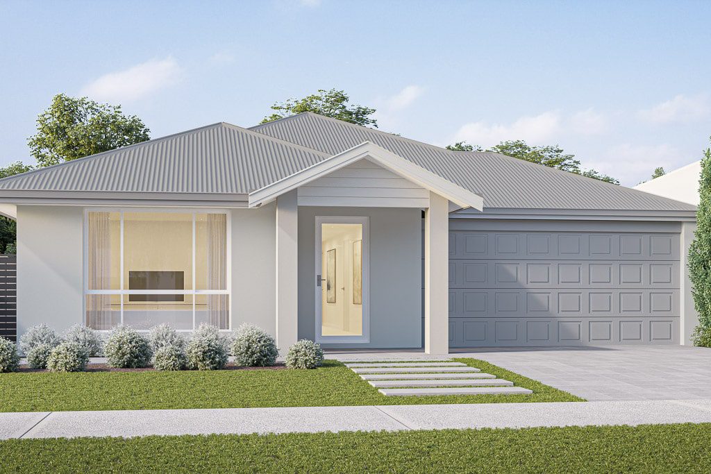 Render elevation for The Reed home design by Move Homes