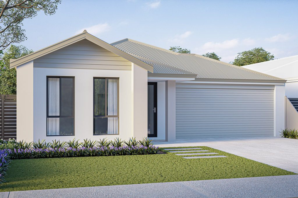 Render elevation for The Teak home design by Move Homes