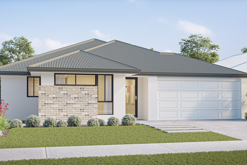 Render elevation for The Adair home design by Move Homes