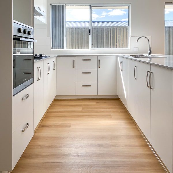 Snowdrift cabinets and Subiaco Hybrid Planks