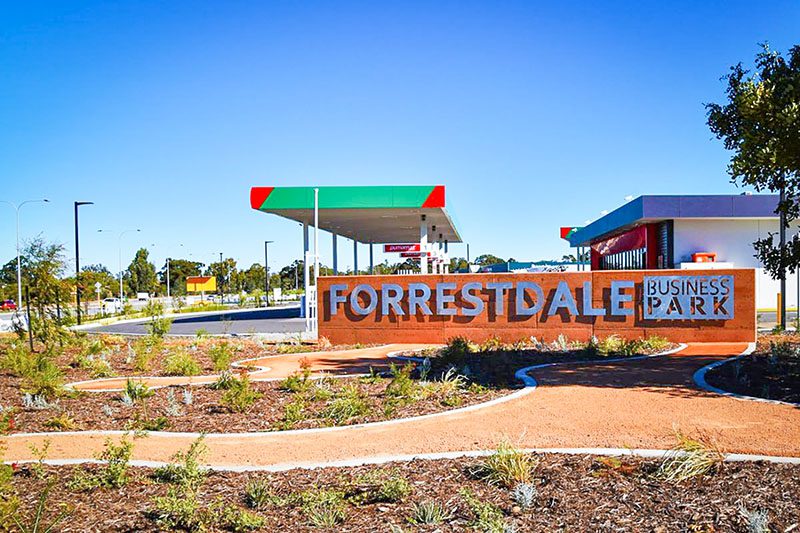 Sign of the Forrestdale Business Park