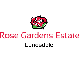 Logo for Rose Gardens Estate in Landsdale